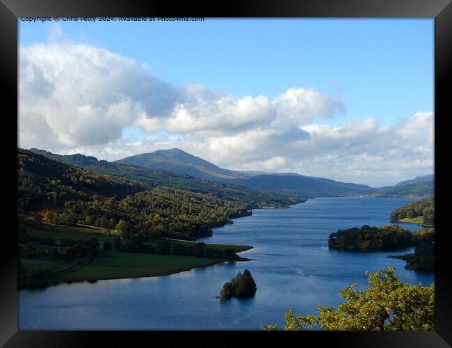 Queens View Framed Print by Chris Petty