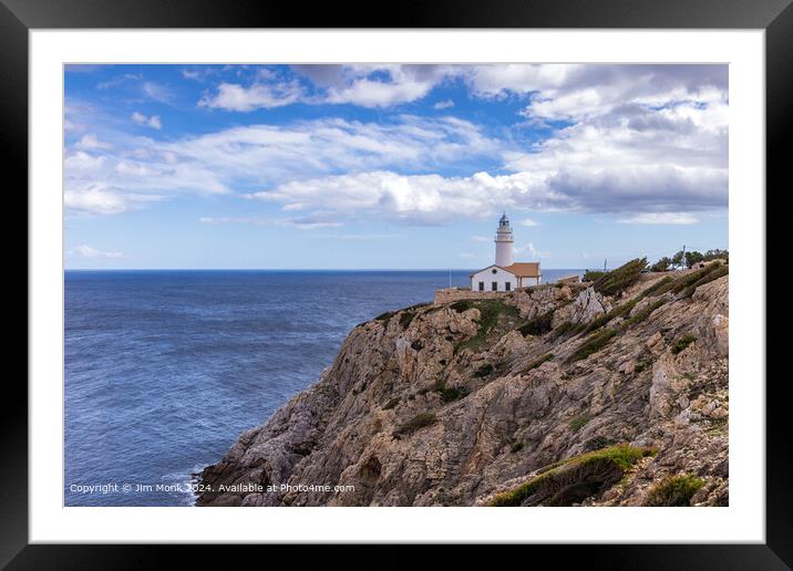 Capdepera Lighthouse, Mallorca Framed Mounted Print by Jim Monk