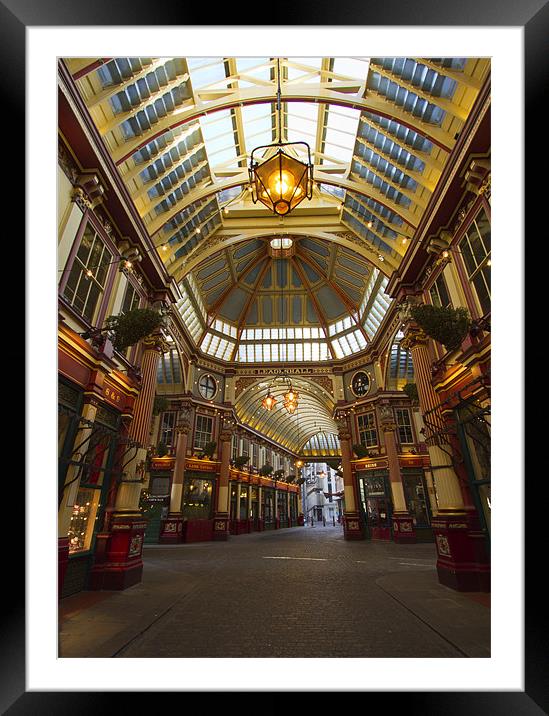 Leadenhall Market London Framed Mounted Print by David French