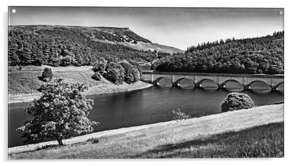 Ladybower and Ashopton Viaduct  Acrylic by Darren Galpin