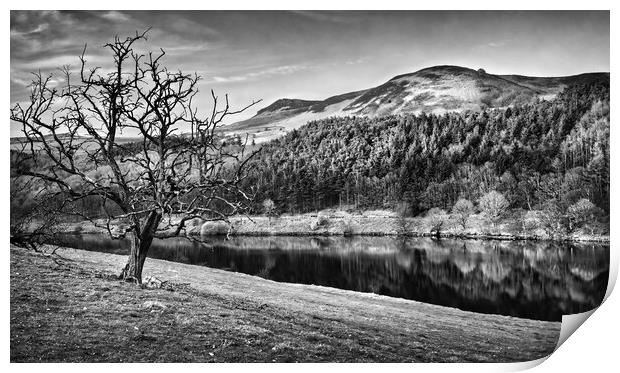 Ladybower Reservoir Panorama Print by Darren Galpin