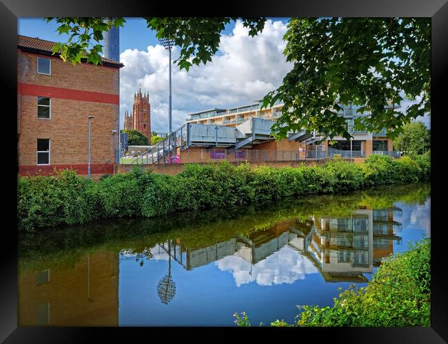 Somerset Cricket Ground Framed Print by Darren Galpin