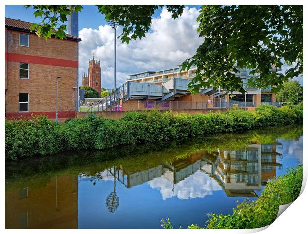 Somerset Cricket Ground Print by Darren Galpin