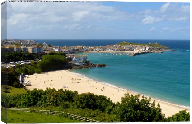 St Ives, Cornwall Canvas Print by Chris Petty