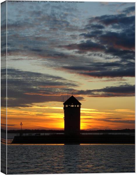 Brightlingsea, Essex Canvas Print by Chris Petty