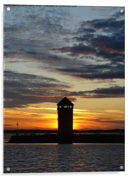 Brightlingsea, Essex Acrylic by Chris Petty