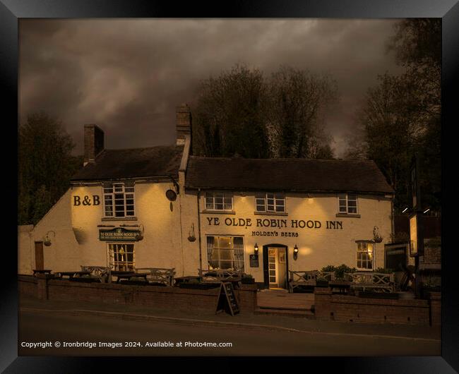 Ye Olde Robin Hood Inn Framed Print by Ironbridge Images