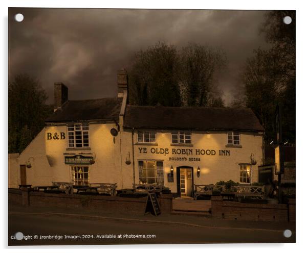 Ye Olde Robin Hood Inn Acrylic by Ironbridge Images