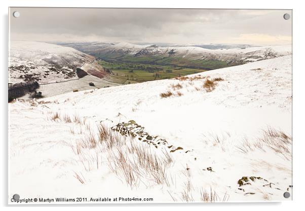 Vale of Edale, Peak District Acrylic by Martyn Williams