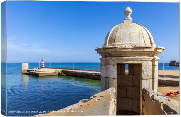 Fort Ponta da Bandeira, Lagos Canvas Print by Jim Monk