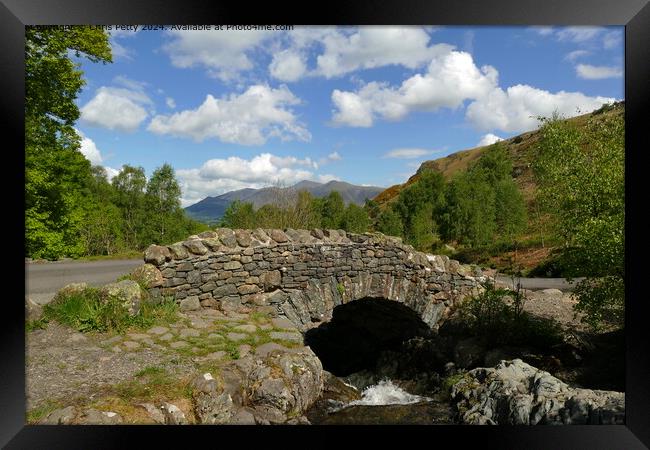 Ashness Bridge, Lake District Framed Print by Chris Petty