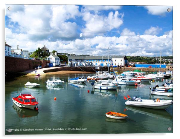 Paignton Harbour  Acrylic by Stephen Hamer