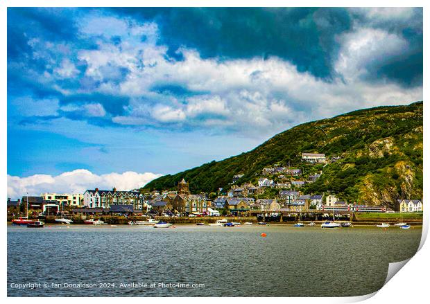 Barmouth Seafront Print by Ian Donaldson