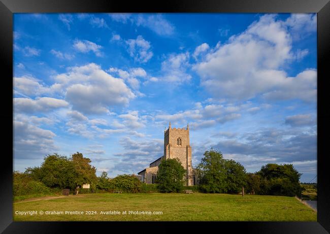 St Mary the Virgin Church, Wiveton, Norfolk Framed Print by Graham Prentice