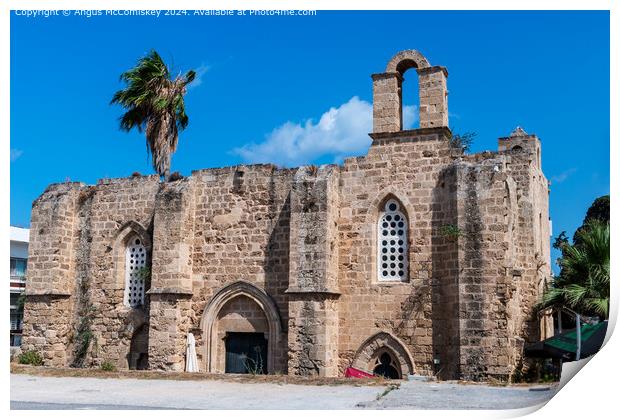 Twin Churches Famagusta, Northern Cyprus Print by Angus McComiskey