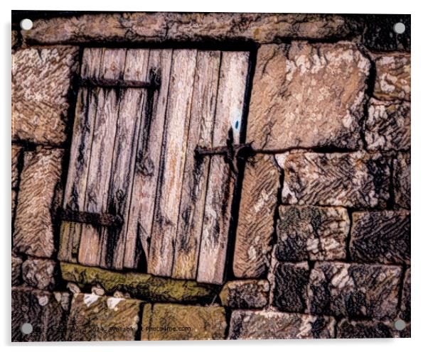 Doorway, North Yorkshire Acrylic by Tom Lloyd