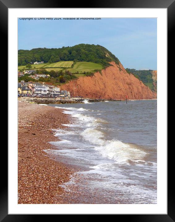 Sidmouth, Devon Framed Mounted Print by Chris Petty