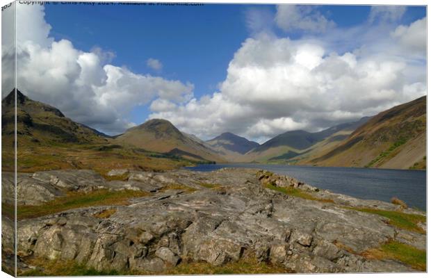 Wast Water, Lake District Canvas Print by Chris Petty