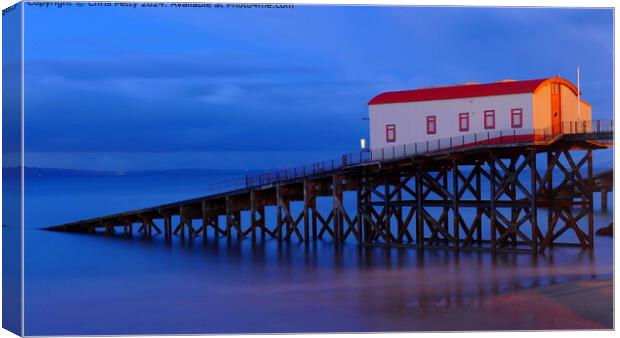 Tenby Old Lifeboat Station Canvas Print by Chris Petty