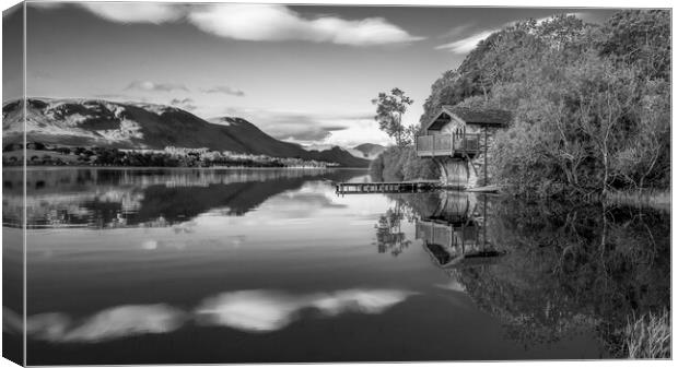 Ullswater Black and White Canvas Print by Tim Hill