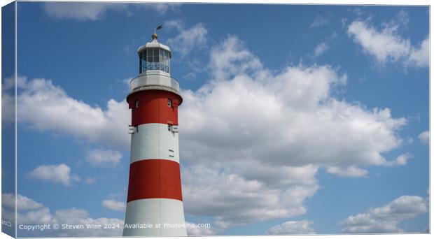 Smeaton's Tower Plymouth Architecture Canvas Print by Steven Wise