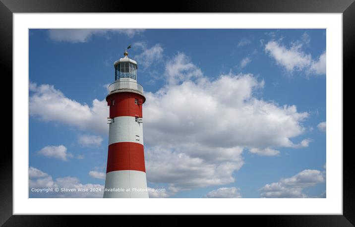 Smeaton's Tower Plymouth Architecture Framed Mounted Print by Steven Wise