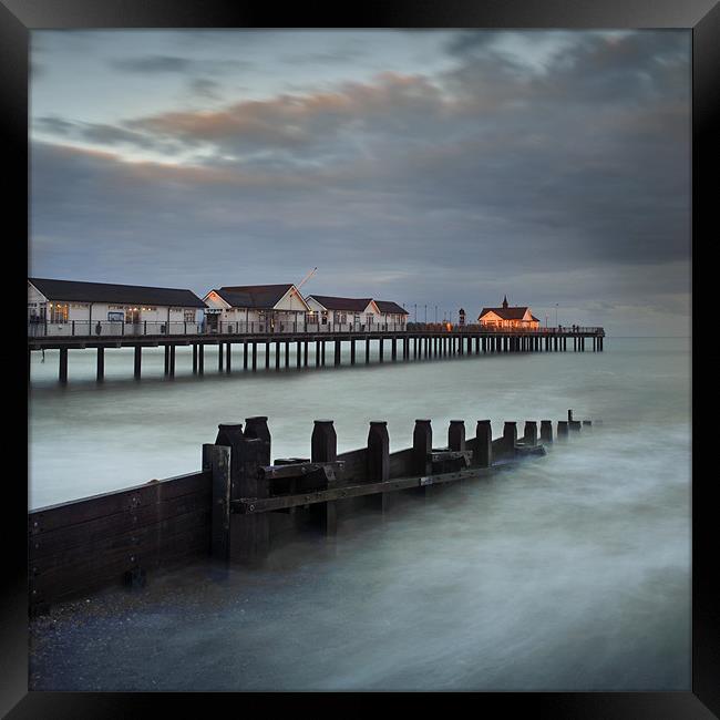 Southwold Pier Framed Print by James Rowland