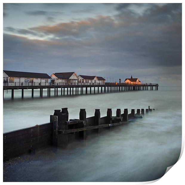 Southwold Pier Print by James Rowland