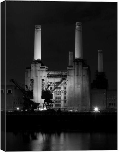 Battersea Power Station   Canvas Print by Chris Petty