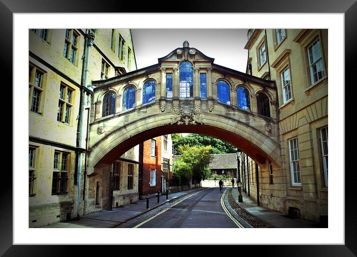 Hertford Bridge Oxford Architecture Framed Mounted Print by Andy Evans Photos