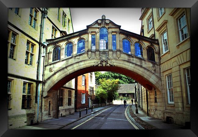 Hertford Bridge Oxford Architecture Framed Print by Andy Evans Photos