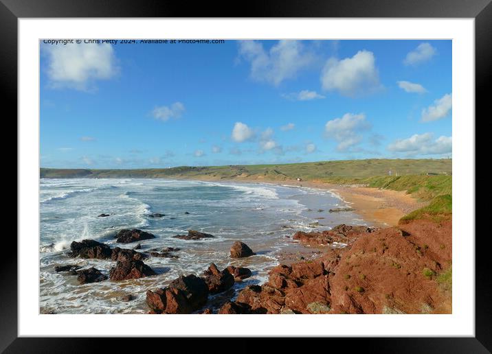 Freshwater West Beach, Pembrokeshire Framed Mounted Print by Chris Petty