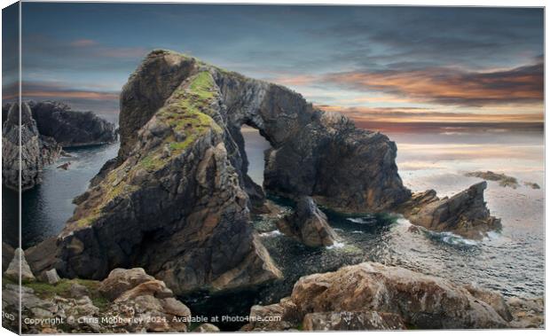 Sunset Seascape Lewis Canvas Print by Chris Mobberley