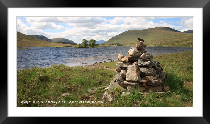The Lewis Lochs Framed Mounted Print by Chris Mobberley