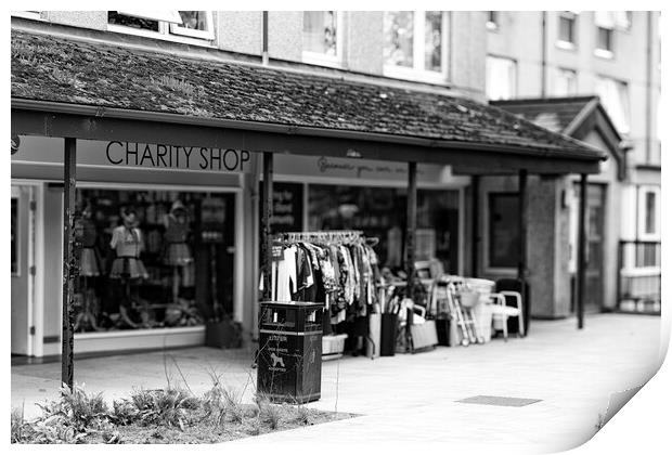 Charity Shop - Elland Print by Glen Allen