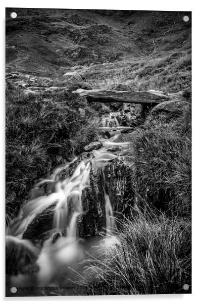 Mountain Stream Acrylic by Ironbridge Images
