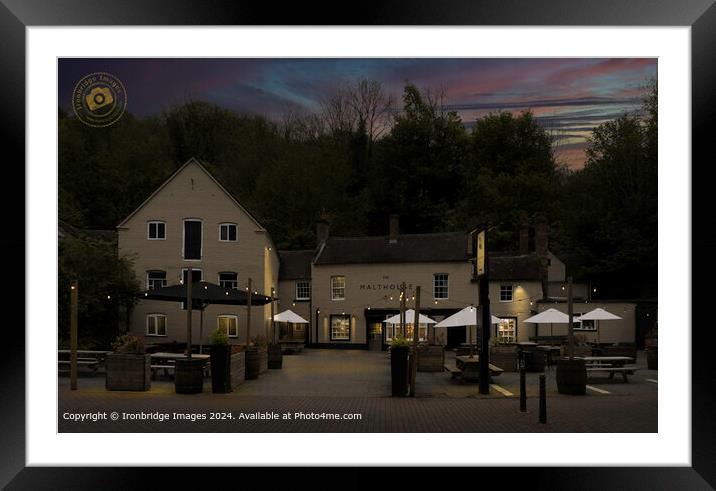 The Malthouse Framed Mounted Print by Ironbridge Images
