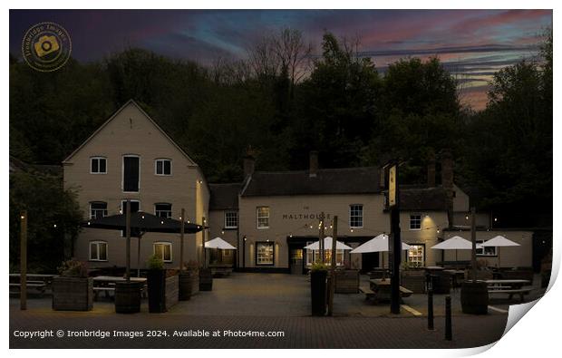 The Malthouse Print by Ironbridge Images