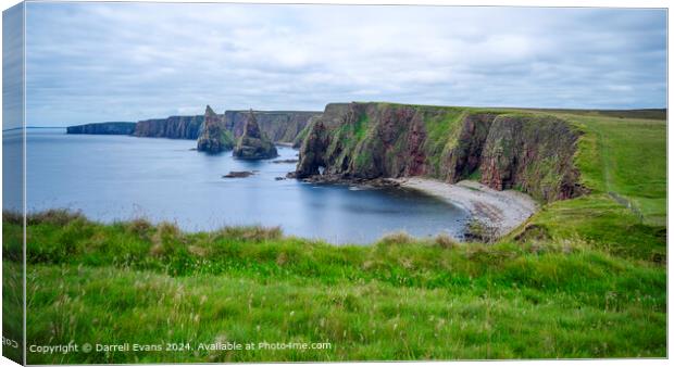 Duncansby Stacks Canvas Print by Darrell Evans
