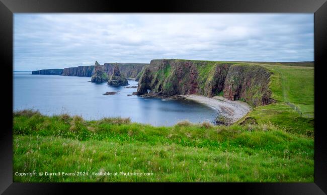 Duncansby Stacks Framed Print by Darrell Evans
