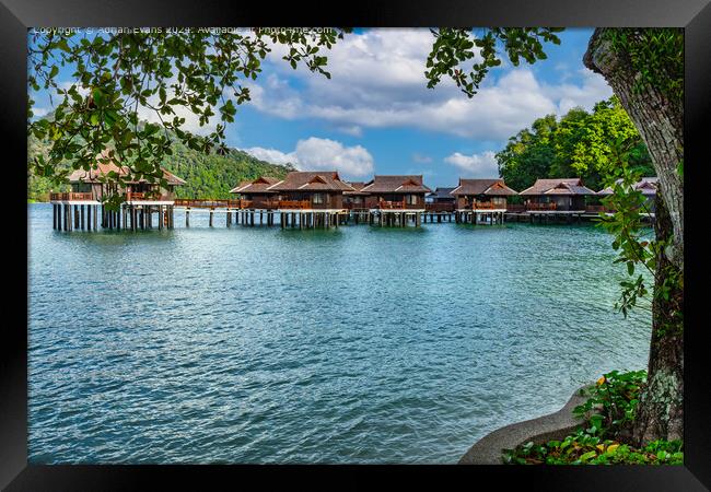 Pangkor Laut Bay Malaysia Framed Print by Adrian Evans