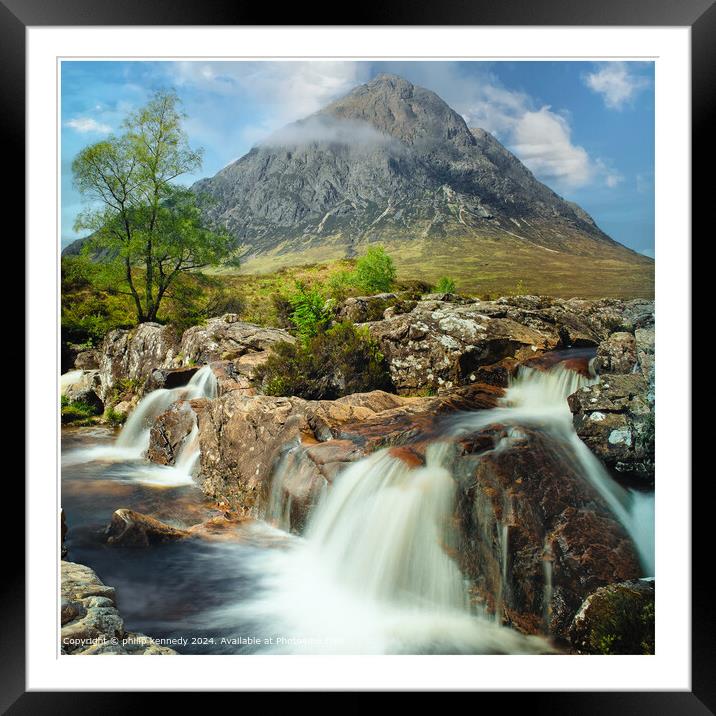 Etive Mor, Scotland Framed Mounted Print by philip kennedy