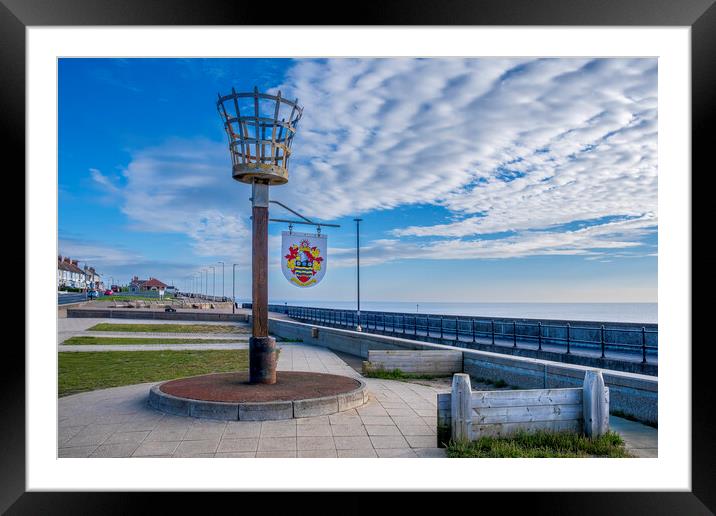 Hornsea Seafront Yorkshire Coast Framed Mounted Print by Tim Hill