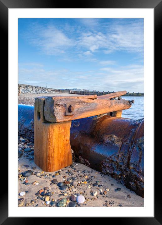 Old And New Hornsea Framed Mounted Print by Steve Smith