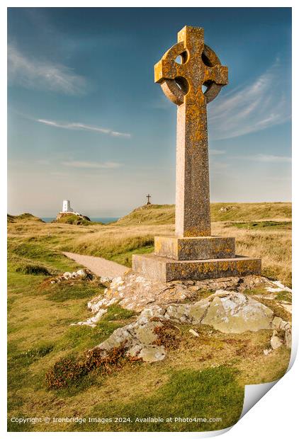 Ynys Llanddwyn crosses Print by Ironbridge Images