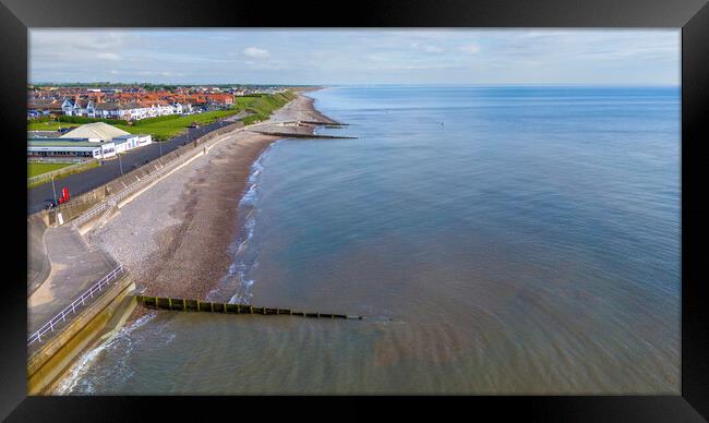 Marine Drive, Hornsea Landscape Framed Print by Steve Smith