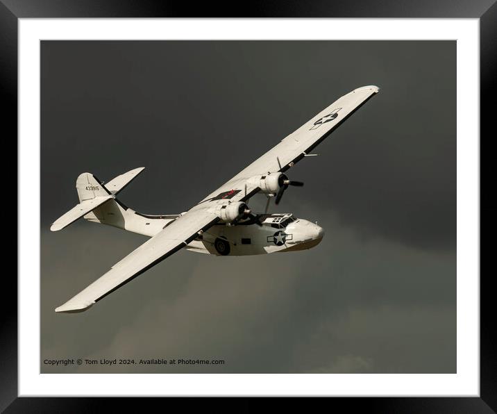 Contrasting Aircraft Angle Framed Mounted Print by Tom Lloyd