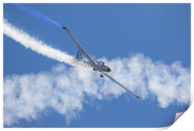 Grob 109b Motor Glider Soaring Print by J Biggadike