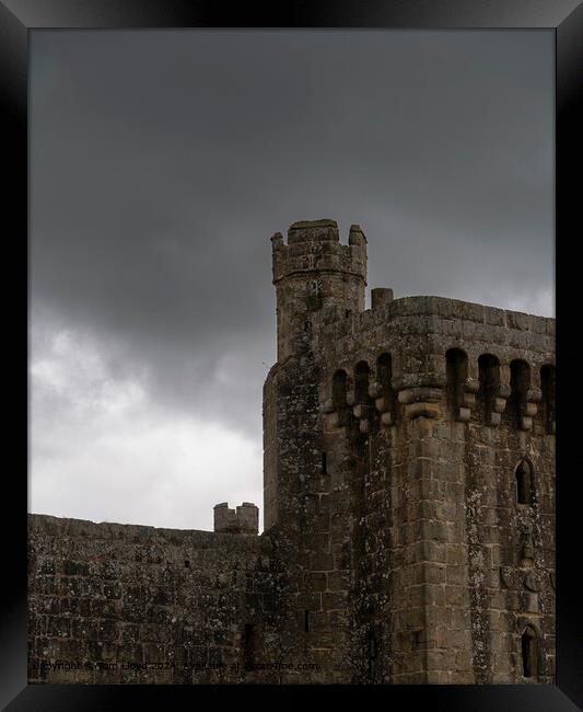 Moody Sky Castle Bodiam Framed Print by Tom Lloyd