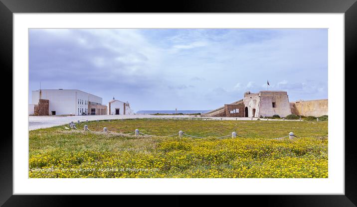 Fortress of Sagres, Algarve Framed Mounted Print by Jim Monk